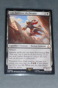 Ezio Auditore da Firenze Universes Beyond Assassins Creed MTG NM 0025 Magic - Image 1