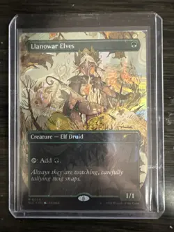 MTG Secret Lair: Llanowar Elves HALO FOIL/ PACK FRESH - Image 1