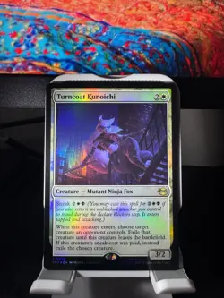 MTG TMNT - Foil Rare - Turncoat Kunoichi #0026 - Image 1