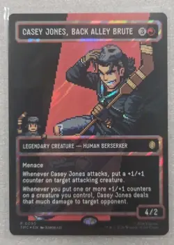 Casey Jones, Back Alley Brute (Borderless) (Surge Foil) TMNT Set - Image 1