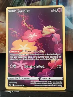 Comfey GG14 & Absol GG16 & Thievul GG17 Crown Zenith Pokemon Cards - Image 2