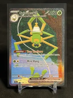 Pokemon Spidops EX 243/198 Scarlet & Violet Base Set Special Illustration Rare - Image 1