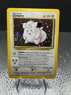 Pokemon TCG Clefairy Base Set 5/102 Holo Unlimited Holo Rare Spanish - Image 1
