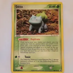Pokemon TCG Ditto Delta Species 36/113 Basic 60 HP Uncommon Regular 2005 - Image 1
