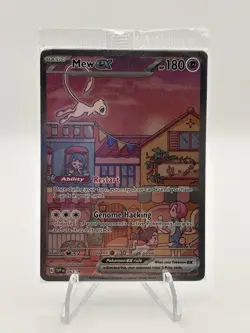 Mew ex SVP 053 Pokemon TCG Scarlet Violet 151 Black Star Promo Full Art SEALED🚨 - Image 1