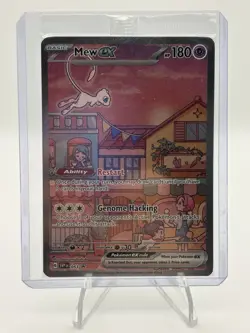 Mew ex SVP 053 Pokemon TCG Scarlet Violet 151 Black Star Promo Full Art SEALED🚨 - Image 3