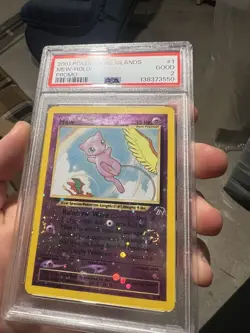SWIRL PSA 2 2001 Pokemon Southern Islands Mew Promo 1/18 Reverse Holo Foil WOTC - Image 3