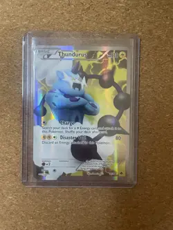 Pokemon TCG Thundurus 97/98 Emerging Powers Black and White Full Art Holo N-M - Image 1