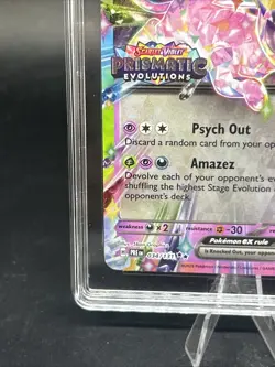 Pokemon Espeon ex Prismatic Evolutions Stamp 034/131 TAG 10 GEM MINT - Image 4