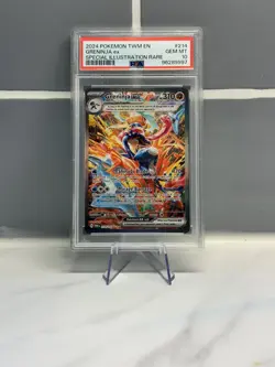 Pokemon - Greninja EX - 214/167 - Twilight Masquerade - PSA 10 - Gem Mint - Image 1