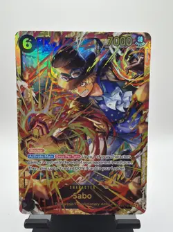 One Piece Sabo OP13-120 SEC - Carrying On His Will Foil NM ENGLISH - Image 1