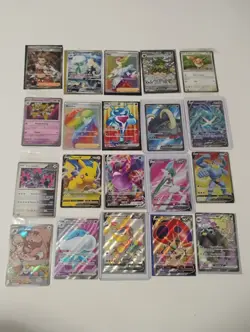 Pokemon 35 Card Illustration Rare-Full Art-Secret Rare-SIR-Sealed Promo Holo Lot - Image 1