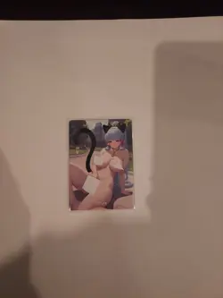 beautiful delicate moan anime waifu card st-13 - Image 3