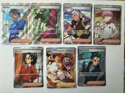 Pokemon Full Art Trainer Card Lot (7) NM Binder Ready Mixed Trainers - Image 1