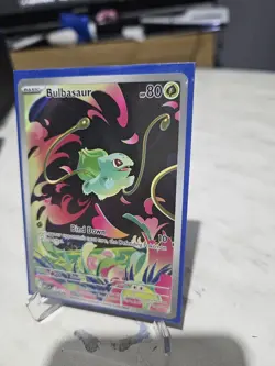 Pokemon TCG Mega Evolutions Bulbasaur Illustration Rare Card 133/132 - Image 3