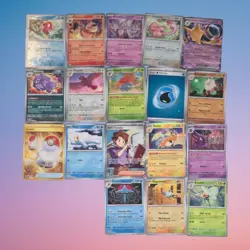 Lot of 18 Pokemon Scarlet & Violet 151 cards Rare And Uncommon - Image 1