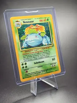 Pokemon TCG Venusaur Base Set 15/102 Holo Rare 1999 Wizards Copyright Card - Image 1