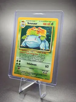 Pokemon TCG Venusaur Base Set 15/102 Holo Rare 1999 Wizards Copyright Card - Image 2