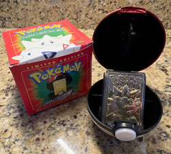 Pokemon 23k Gold Plated Togepi Trading Card 1999 Burger King Pokeball w/ COA - Image 1