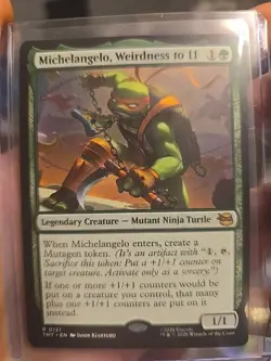 Michelangelo Weirdness to 11 - Teenage Mutant Ninja Turtles - MtG- NM - Image 1