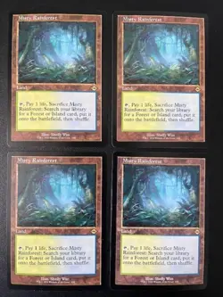MTG- Misty Rainforest x4 - MH2 Retro Border - Image 1