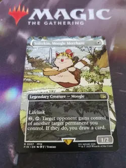 Mtg. Stiltzkin, Moogle Merchant. Borderless. Final Fantasy. Pack Fresh - Image 1