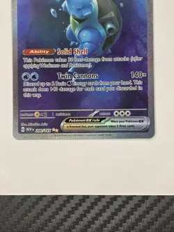 Blastoise ex 200/165 SV 151 Special Illustration Rare SIR Pokemon TCG NM+ - Image 4