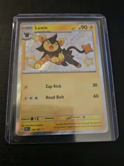 Shinx & Luxio & Luxray Shiny Holo Rare Paldean Fates NM Pokemon Baby 135 136 137 - Image 4
