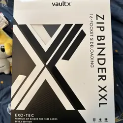 VaultX SV10.5 XXL Binder 16 Pocket Pokemon Black Bolt & White Flare IN HAND - Image 1