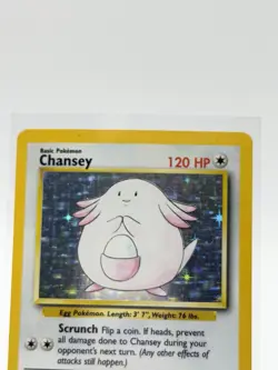 💥 CHANSEY | Pokemon TCG 1999 | (Base Set) Holo Foil Rare Vintage # 3/102 - Image 2
