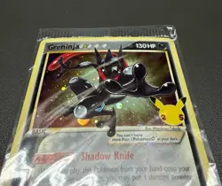 Pokemon TCG Greninja Gold Star SWSH144 - Celebrations Black Star Promo - Sealed - Image 5