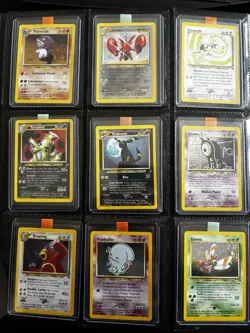 Pokemon Master Set Neo Discovery Complete 100% 17/17 Holo NM Exc Eng No Bgs Psa - Image 2