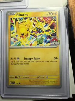 Pikachu [World Championships] Promo 225 Scarlet & Violet Pokemon Near Mint - Image 4