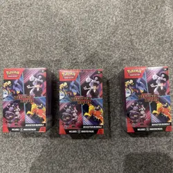 Pokemon Destined Rivals Booster Bundle -Sealed x3 - Image 1