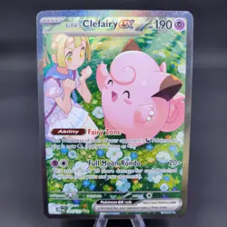Pokemon TCG Lillie's Clefairy Ex 184/159 SIR Journey Together Holo - Image 1