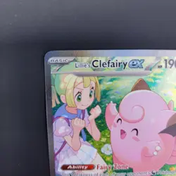 Pokemon TCG Lillie's Clefairy Ex 184/159 SIR Journey Together Holo - Image 4