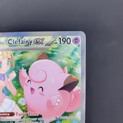 Pokemon TCG Lillie's Clefairy Ex 184/159 SIR Journey Together Holo - Image 5
