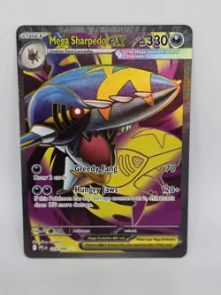 Mega Sharpedo EX 113/094 Full Art NM Phantasmal Flames Pokemon TCG NM - Image 1