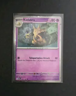 Kadabra 064/165 Cosmos Holo Pokemon Scarlet & Violet 151 - Image 1
