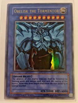 YuGiOh Obelisk the Tormentor GBI-002 Ultra Rare Promo 2003 - Image 1