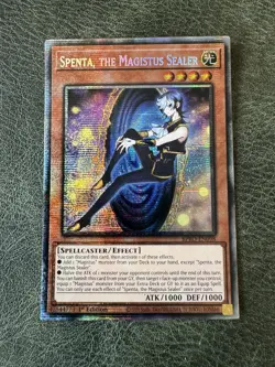YU-GI-OH! Spenta, the Magistus Sealer BPRO-EN098 1st Edition Starlight Rare NM - Image 1