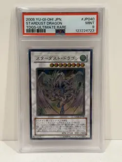 Yugioh Stardust Dragon TDGS - JP040 Ultimate Rare Japanese PSA 9 - Image 1