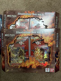One Piece Illustration Box Vol. 5 & 6 - Lot of 5 Boxes - New Sealed - Image 3
