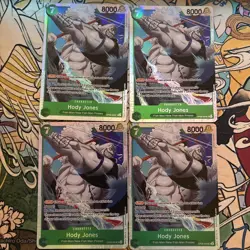 Hody Jones OP06-035 SR x4 Playset One Piece TCG Wings of the Captain English - Image 1