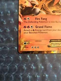 Pokemon TCG Entei-EX Dark Explorers Holo Card 13/108 Rare 2012 - Image 5