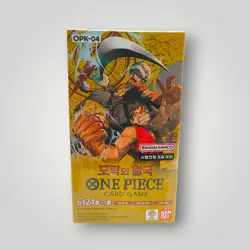 OPK-04 Kingdoms of Intrigue Booster Box – Korean | One Piece Card Game - Image 1