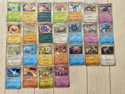 Pokemon Scarlet & Violet 151 Complete Set Holo Rare Cards 25 Card Lot NM - Image 1