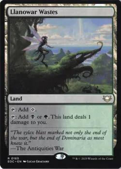 Llanowar Wastes R Commander: Edge of Eternities 165 NM - Image 1