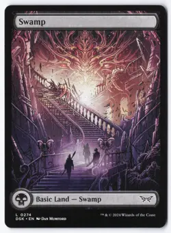 Swamp (0274) - Full Art L Duskmourn: House of Horror 274 NM - Image 1