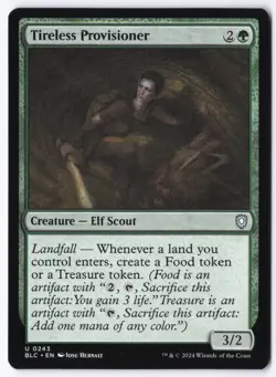 Tireless Provisioner U Commander: Bloomburrow 243 NM - Image 1
